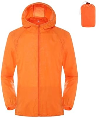 LCKKJHG Poncho ImperméAble Veste de pluie camping for hommes et femmes, imperméable, protection solaire, vêtements pêche chasse, coupe-vent à séchage rapide avec poche