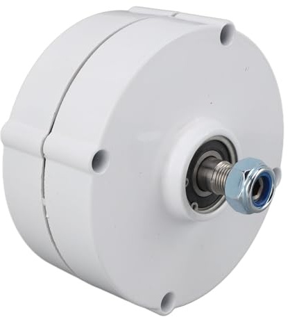3-fas AC Permanent Magnet Alternator Kompakt Effektiv 12V strömgenerator för hushållsapparater Bärbar elmotor Aluminiumlegering Kolstål 14 x 14cm (200W)