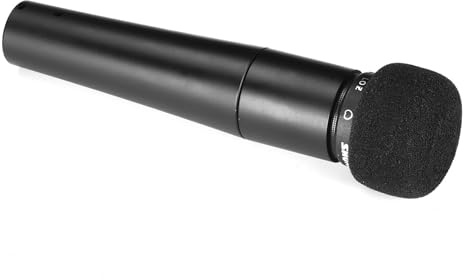 Copertura in schiuma per filtro anti-pop SM57, copertura antipolvere per microfono Copertura in schiuma per filtro anti-vento microfono per Shure SM57