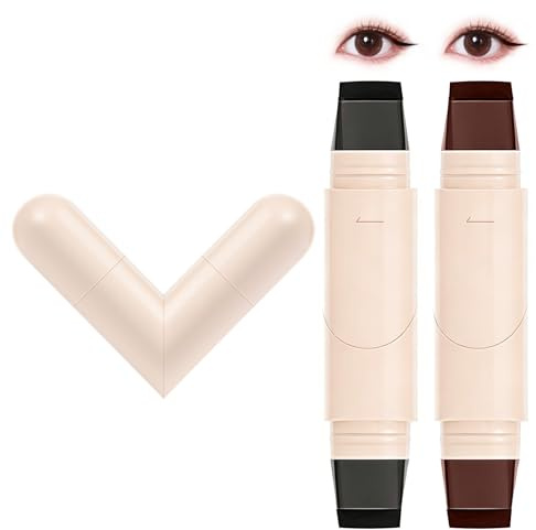 Galenecx 2 Piezas Sello de delineador de ojos, sellos plegables