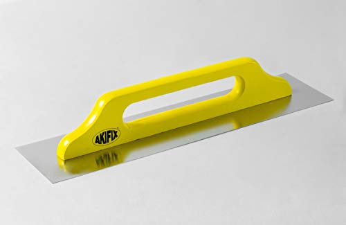 Akifix NATG04004 MAXI FRATTONE PROFESSIONALE IN ALLUMINIO, LAMA PIATTA, MANICO LEGNO – 48 x 12 cm