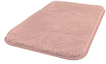 Carvapet Badematte rutschfest Badteppich Wasserabsorbierend Badteppich für Badezimmer Weiche Mikrofaser Badvorleger Rot 50 x 80 cm