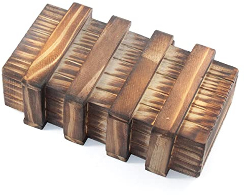 Scatola di puzzle magica in legno per adulti con scomparti nascosti nascosti per soldi, scatola di puzzle per bambini, adolescenti, adulti, sfide intelligenti