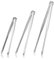 MOAMUN 3 Pince Cuisine Inox Longue Pince De Cuisine, Pince Air Fryer Pince Alimentaire Polyvalente en Métal Pour Bbq Cuisson Au Four Plaquage Fruits De Mer Cuisson Au Grille-Pain (19/24/29cm)
