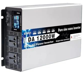 Convertidor Inversor Onda Sinusoidal Pura Alta Potencia 8000W 10000W 12000W 12V 220V 24V 48V 60V 72V Convertidor Solar para Coche Fuera La Red Inversor(48V,240V(60Hz) Uni,12KW)