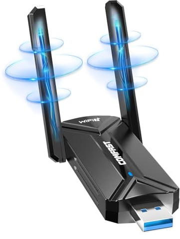 COMFAST BE6500 Clé WiFi 7 Puissante, Adaptateur USB WiFi Longue Portée