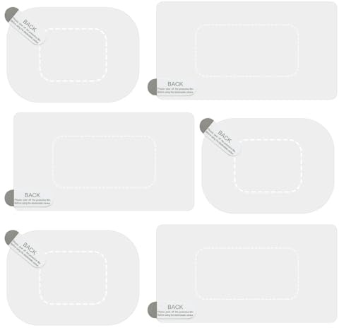 Applicateur d'autocollants pour pare-brise : coussinets de film électrostatique pour caméra de tableau de bord, feuilles de montage d'écran transparentes, base de protection adhésive statique