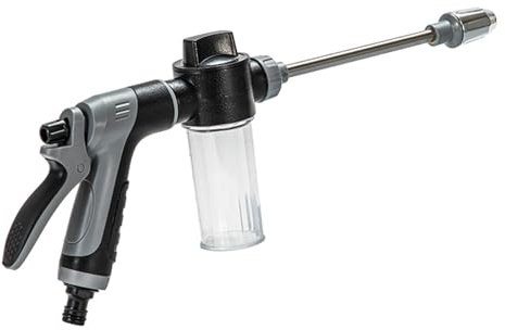 Spruzzi da giardino resistenti con ugello rotante a 360 e serbatoi di sapone staccabili per lavaggio auto, uso esterno, spruzzatori di schiuma regolabili acqua