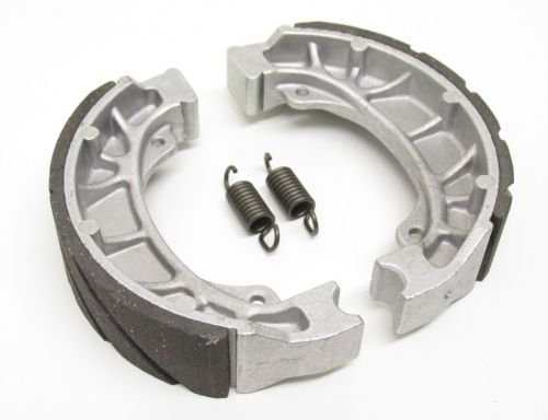 Bremsbacken Bremsbeläge hinten inkl. Feder 110 x 25 mm passend für Keeway, CPI, ATU, Generic, Sachs, Aprilia Amico Gulliver Rally SR 50 Sonic – Lange Lebensdauer & Zuverlässige Bremsleistung