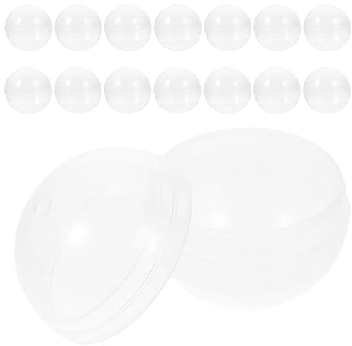 ifundom 20 Bolas Transparentes Rellenables para Máquina De Garras Contenedor Redondo De Plástico para Dulces Regalos Y Exhibición De Juguetes Ideal para Fiestas Y Decoración del Hogar