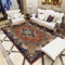 SUNYRDSM Teppich Deko Schlafzimmer Waschbare Teppiche 60X90CM Orientalischer Teppich Wohnzimmer Teppich rote Blume Dekoration Ankleidezimmer Bodenmatte Heimmatte Teppiche Groß Für Wohnzimmer