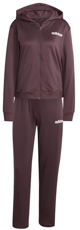 adidas Women's ESSENTIALS LINEAR TRACKSUIT, aurora ruby, M