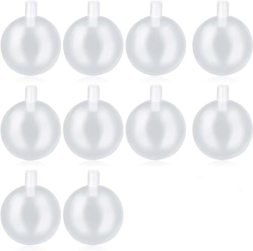 Votvlog 10 Stück Spielzeug Quietscher, Spielzeuglärm Geräuschmacher für Haustieraccessoires, Reparatur-Ersatz-Airbag für Haustierespielzeug für Baby-Spielzeug Reparatur (Klare, 35 mm)