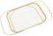 Colander Strainer, Expandable Stainless Steel Kitchen Essentials, Fine Mesh Basket for Filtering Straining Drying (Gold)