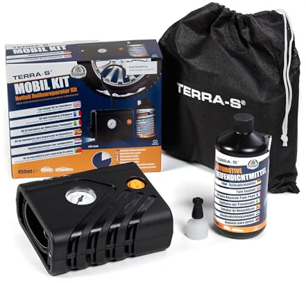 Volkswagen 5H0071211A Reifenpannenset Luftkompressor Dichtmittel 450ml Reifenreparatur Kit