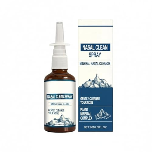 Spray Nasal, Spray Nasal Purifiant Et Décongestionnant Naturel, Sprays Nez Bouché Adulte, Nettoyer Et Prendre Soin De La Santé Nasale, Nourrir Ets Hydrater, Nettoyage Quotidien 60ML
