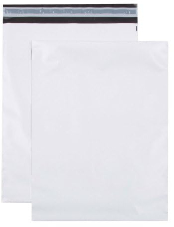 GPV - Paquet de 100 pochettes polyéthylène recyclé - Format 26 (275x365mm) - Bande de protection