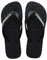 Havaianas - Brasil Logo, ikonische, bequeme und langlebige Badelatschen mit Brasilien- Flagge und rutschfester Sohle mit farbigen Streifen, Unisex-Erwachsene