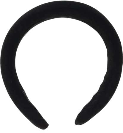 PARSA Beauty Comfy Hoop Dark Queen – bequemer Haarreif in Schwarz mit Komfortpolsterung – stylisches Haar-Accessoire für Damen – druckfrei & angenehm zu tragen – ideal für Frisuren & Alltagslooks