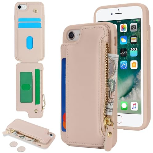 SailorTech iPhone-fodral med kreditkortshållare – aprikos