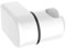 DCNIYT Soporte universal para cabezal de ducha de mano, ajustable, chapado completo, soporte para cabezal de baño, rotación estable (blanco)
