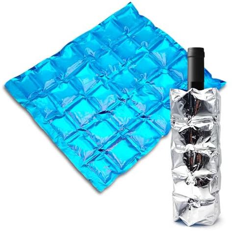 Leddy Living Tapis de refroidissement flexible à 30 cellules - Accumulateur de glace réutilisable pour sacs thermiques, bouteilles et enveloppements - Facile à laver, garde le froid pendant longtemps