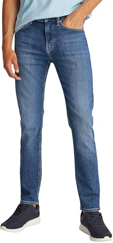 Calvin Klein Uomo Jeans Skinny Elasticizzati, Blu (Denim Medium), 34W/30L