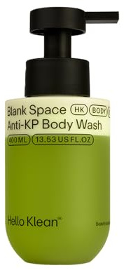 Hello Klean Blank Space Anti-KP Body Wash - Bi-Phase Cleanser Deeply Cleans & Removes Hard Water Residue - Hydrating Boost for Skin Moisture - Soothe Rough Dry & Sensitive Skin - Dermatologist Tested