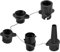 Aufblasbarer Adapter, Adapter Luftpumpe,Pumpenadapter, Luftventil Adapter für Schlauchboot, SUP Surf Paddle, Fischerboote