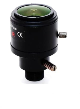 5 MP zoomobjektiv M12-fäste 2,8-12 mm 1/2,5 F1,4 med IR-filter med fast bländare manuell fokus och zoom for actionkameror(Lens 650nm Filter)