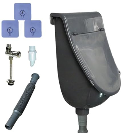 Urinali Per Gli Uomini Bagno - Servizi igienici Murali Esterni Con Coperchio Per Hangar, Garage, Cortile retrostante, Campeggio, Dormitorio, Parco, Apparecchio Sanitario Portatile Per Installazione