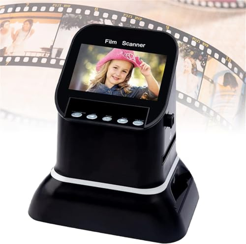 High Resolution 120 Film Scanner 22 Mega Pixels Slide Negative Photo Scanner Digital 35mm 135 126KPK Film Converter 4.3 LCD