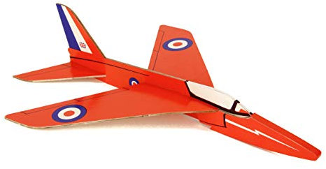 Gnat: The Red Arrows DPR Catapault launched Glider Balsa Wood Model Plane Kit