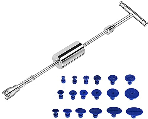 CENPEK Dent Repair Hail Removal T Bar Slide Hammer Glue Puller Tabs Car Body Tools