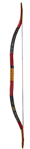 TOPARCHERY Recurve Bow Traditional Handmade Longbow for Beginner & Adults 15-50 lbs, 48-56 Horse Bow with Dragon Pattern, Left/Right Handed Archery Hunting Practice Bow