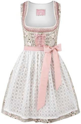 Stockerpoint Damen Siloh Midi Dirndl, Taupe, 38