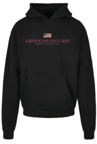AMERICAN COLLEGE USA Tröja huvtröja pojke flicka sweatshirt blandad barn, svart, 12 �r