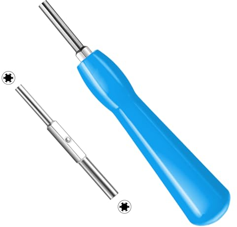 Tournevis Gamebit 4,5 mm et 3,8 mm - Jeu de tournevis Gamebit à double extrémité - Tournevis de sécurité pour réparation SNES, NES, N64, GameBoy, tournevis magnétique (bleu)