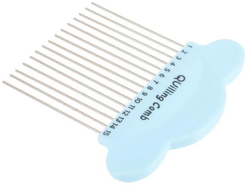 CIMAXIC Papier Quilling Kamm Werkzeug Quilling Weben Werkzeug Kunststoff Metall Set Zufällige Farbe