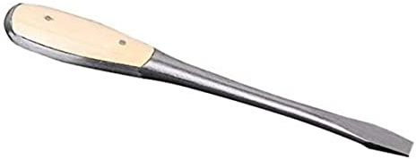 Destornillador ranurado Destornilladores de cabeza plana golpeables Destornillador de acero con alto contenido de carbono con mango de madera plano de 10 pulgadas