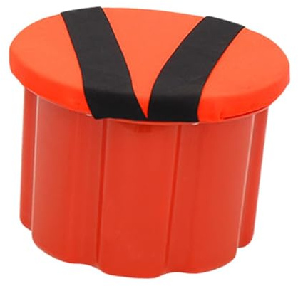 dijiusidy Bärbar trädgårdsstol Bärbar lätt pall Elastisk rem Utomhusjordbruk och fiskeevenemang trädgårdspall Trädgårdspall Lantbruksarbete Fiskestol, 18 cm papper