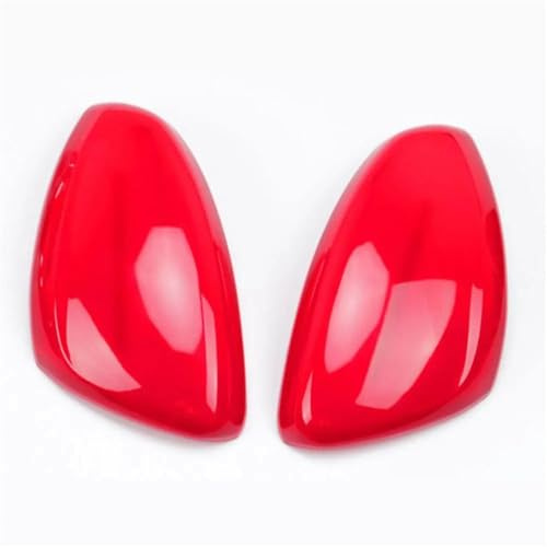 Tapa Espejo Retrovisor Coches Para Citroen Para C3 2016-2020 Cubierta Protección Espejo Retrovisor Lateral Pegatina Accesorios Embellecedores(Red)