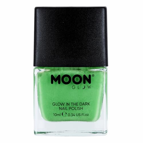 Moon Glow Esmalte de uñas que brilla en la oscuridad - 14ml - Esmalte de uñas fosforescente Verde