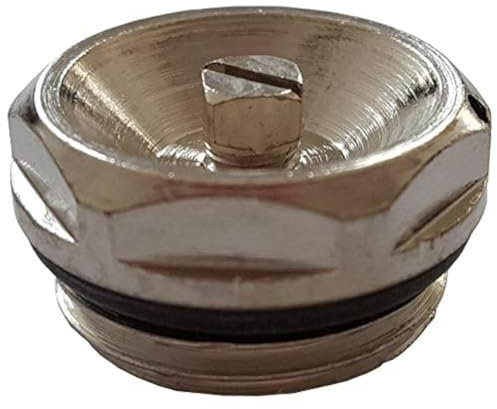 1 pollice bsp nichelato placcato valvola a sfiato valvola di sfiato aria del radiatore meccanico manuale