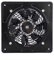 6 inch Wall Mounted Exhaust Fan Super Silent Ventilation with Copper Motor Home Bathroom Kitchen Garage Air Vent (Black)