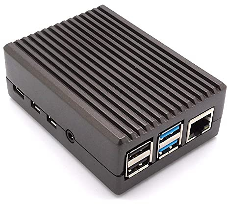 BerryBase Raspberry Pi 4 Gehäuse, Full Armor Gehäuse für Raspberry Pi 4