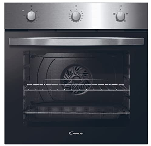 Candy FIDCX403 60cm Fan Oven 65 Litre capacity, 4 functions, minute minder, rotary controls, double glazed removable door, 13 amp