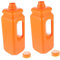 ABOOFAN 2 Piezas cubo plastico 25l jarra de almacenamiento reutilizable botellas de leche pava tetera recipientes de almacenamiento con asa ergonómica jarra de plástico con asa ergonómica