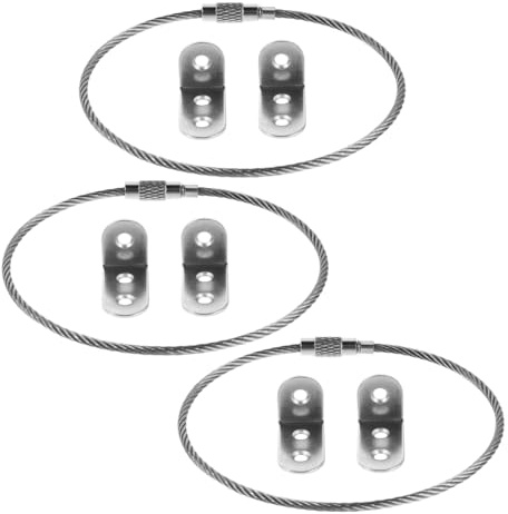 BESPORTBLE 3juegos Dispositivo Antivuelco Para Muebles Infantiles Kit De Anclaje Para Muebles Anclaje Antivuelco Correa Para Asegurar Estanterías y Armarios Pared Protección Infantil El Hogar