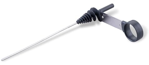 FACKELMANN Rettich, Gemüseschneider – Extra Scharfe Edelstahlklinge, Ergonomischer Griff, Spülmaschinenfest, Designed in Germany, Aschgrau